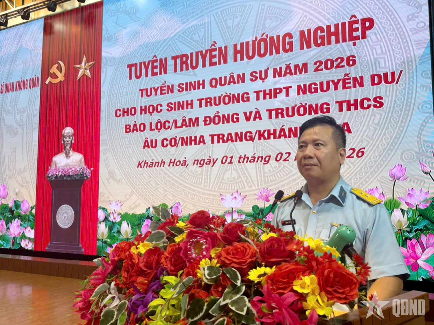 Học viên trúng tuyển vào Trường Sĩ quan Không quân được miễn 100% học phí, hưởng phụ cấp hằng tháng